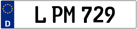 Truck License Plate